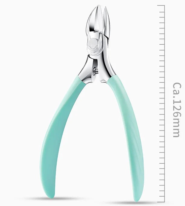 Nail Clippers Ergonomic Non-Slip Splash Guard Surgical Stainless Steel