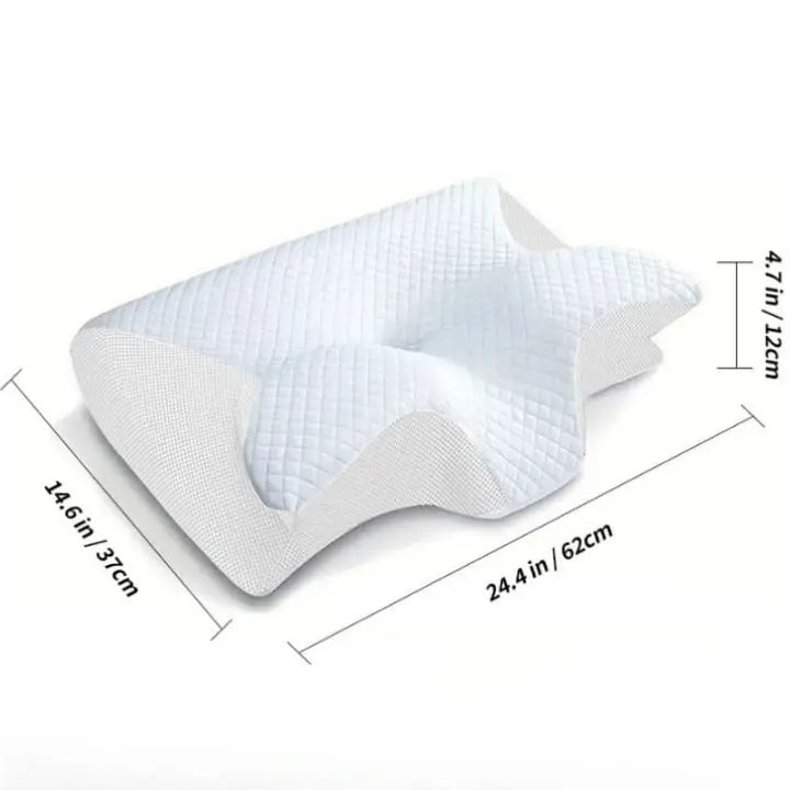 Neck Pillow Ergonomic Memory Foam Breathable Washable Cover
