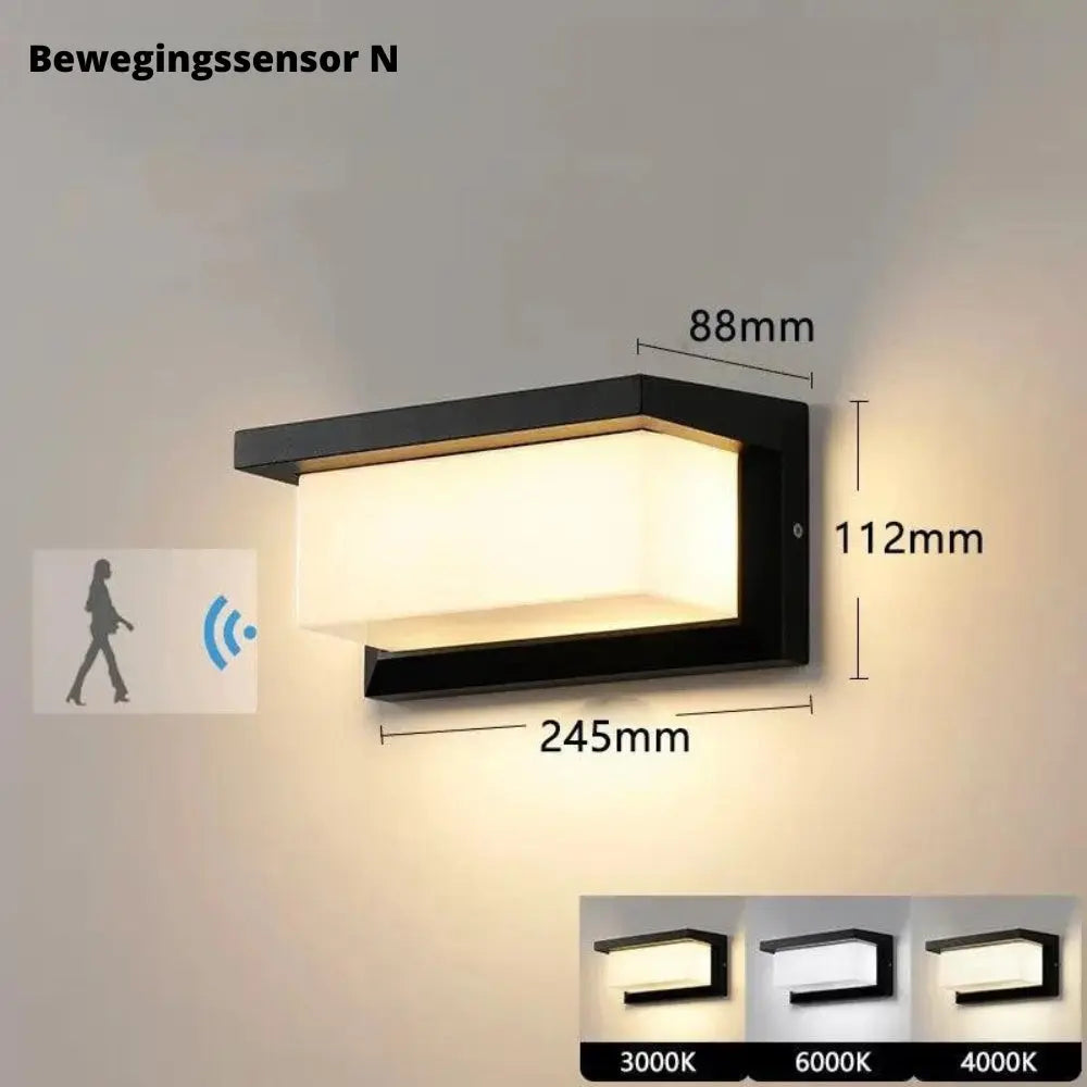 Outdoor Wall Light Motion Sensor Color Select Weatherproof