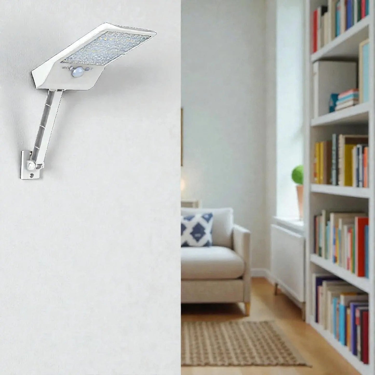 Outdoor Wall Light Solar Motion Sensor & Remote Control