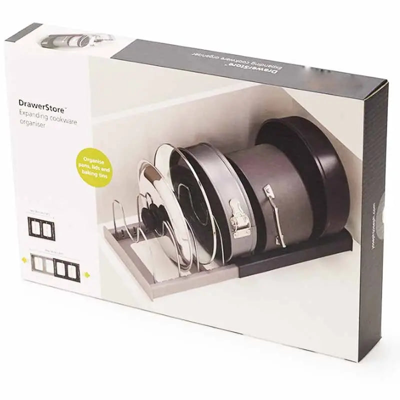 Pan & Lid Organizer Extendable Stainless Steel Dividers