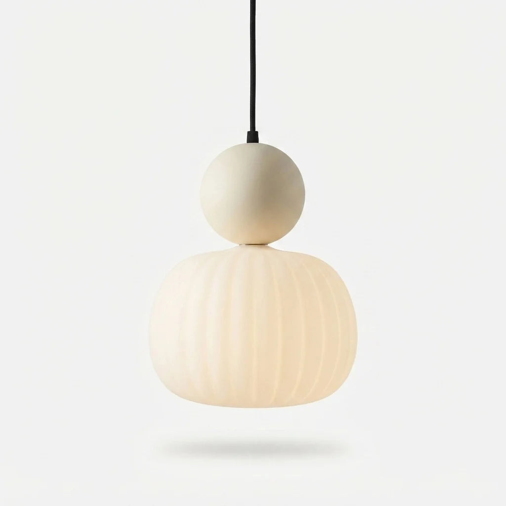 Pendant Light Frosted Opal Glass Glare Free E27 Socket