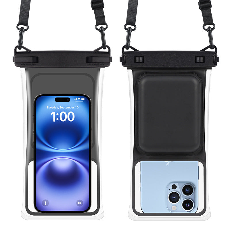 Phone Case Waterproof Touchscreen Adjustable Strap & Card Pocket