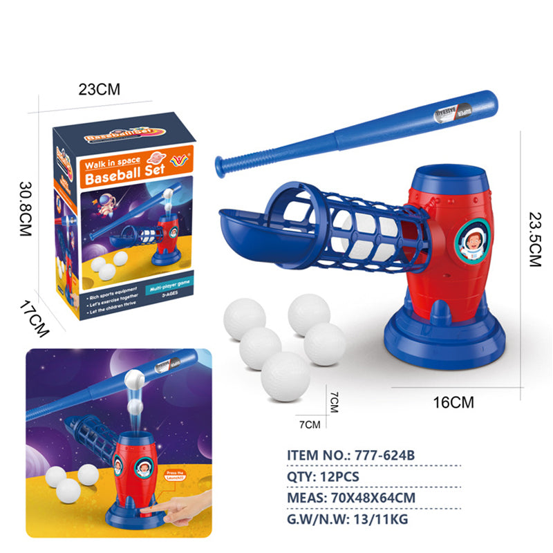 Pitching Machine Electric & Remote Control With Foam Balls
