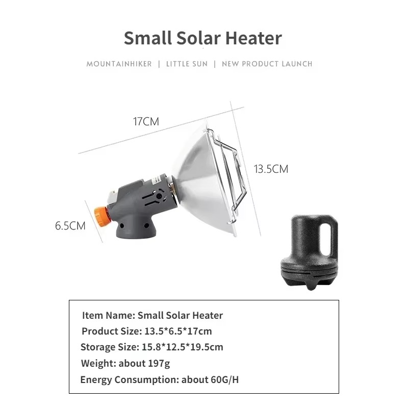 Portable Gas Heater Radar Reflector Butane/Propane Compatible