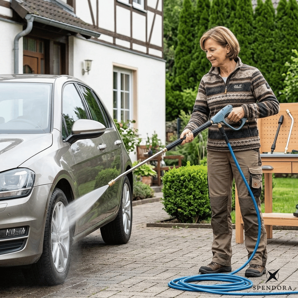 Pressure Washer Pole Telescopic Brass & Stainless Steel