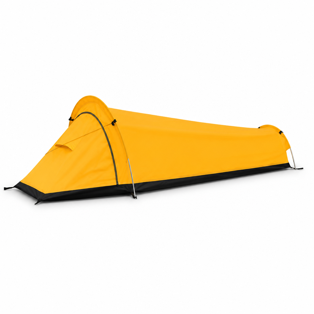 Quick-Setup Shock-Resistant Poles and Waterproof Seams Camping Tent (1-Person)