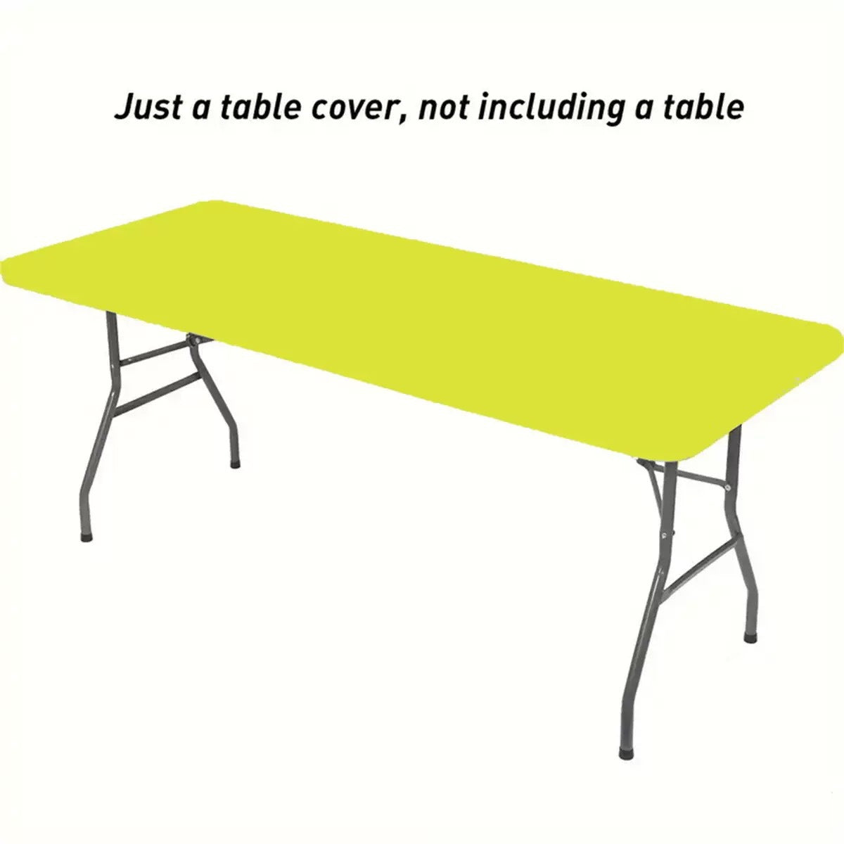 Rectangular Table Cover Stretch Polyester Water-Repellent & Wind-Resistant