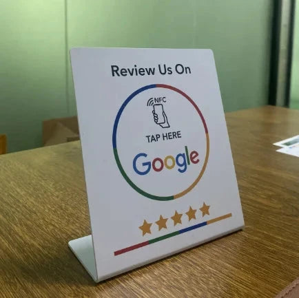 Review Stand Tap-to-Open NFC Counter Display