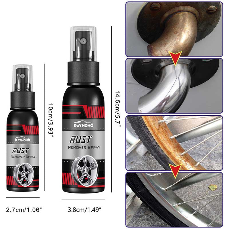 Rust Remover Spray Instant Non-Toxic Long-Lasting Protection
