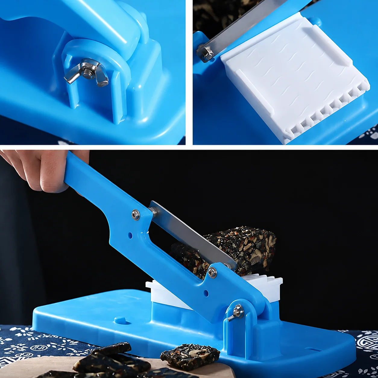 Sausage Stuffer Manual Ergonomic Lever Stainless Steel Blade