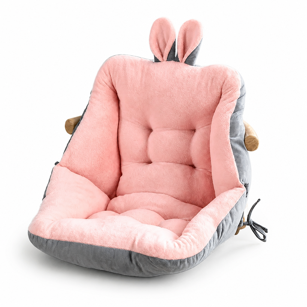 Seat Cushion Tailbone & Lumbar Support Velour Cover