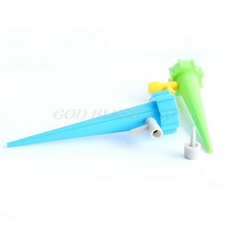 Self-Watering Plant Spikes Adjustable Drip Valve Set of 6