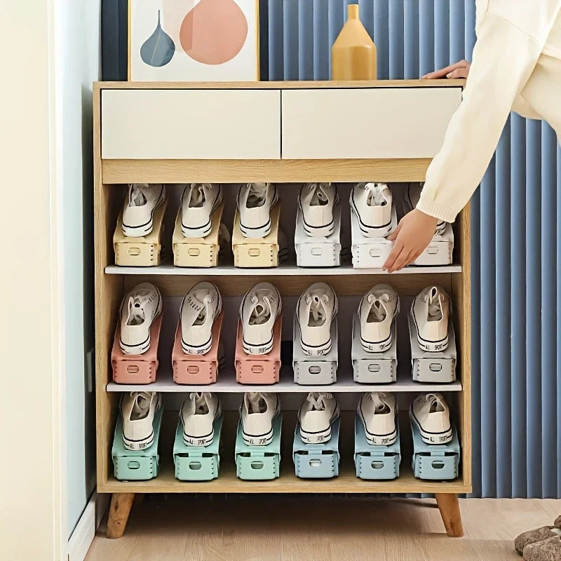 Shoe Organizer 3-Level Adjustable Double-Deck & Non-Slip