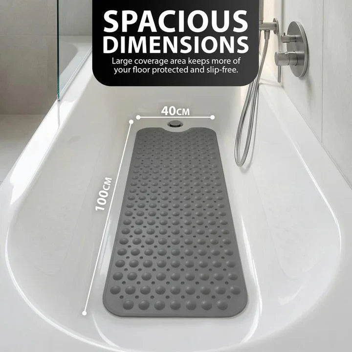 Shower Mat Full Coverage Suction Cups & Drain Holes