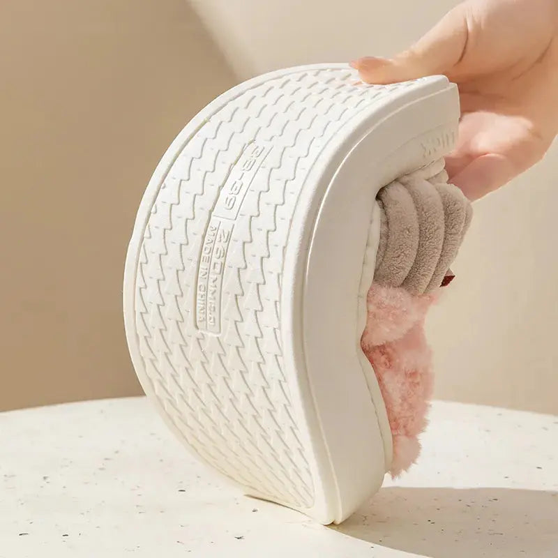 Slippers Plush Lining & Non-Slip Padded Sole