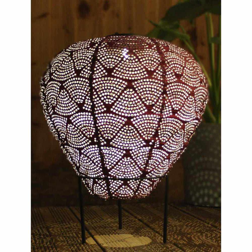 Solar Lantern Hot Air Balloon Warm White LED