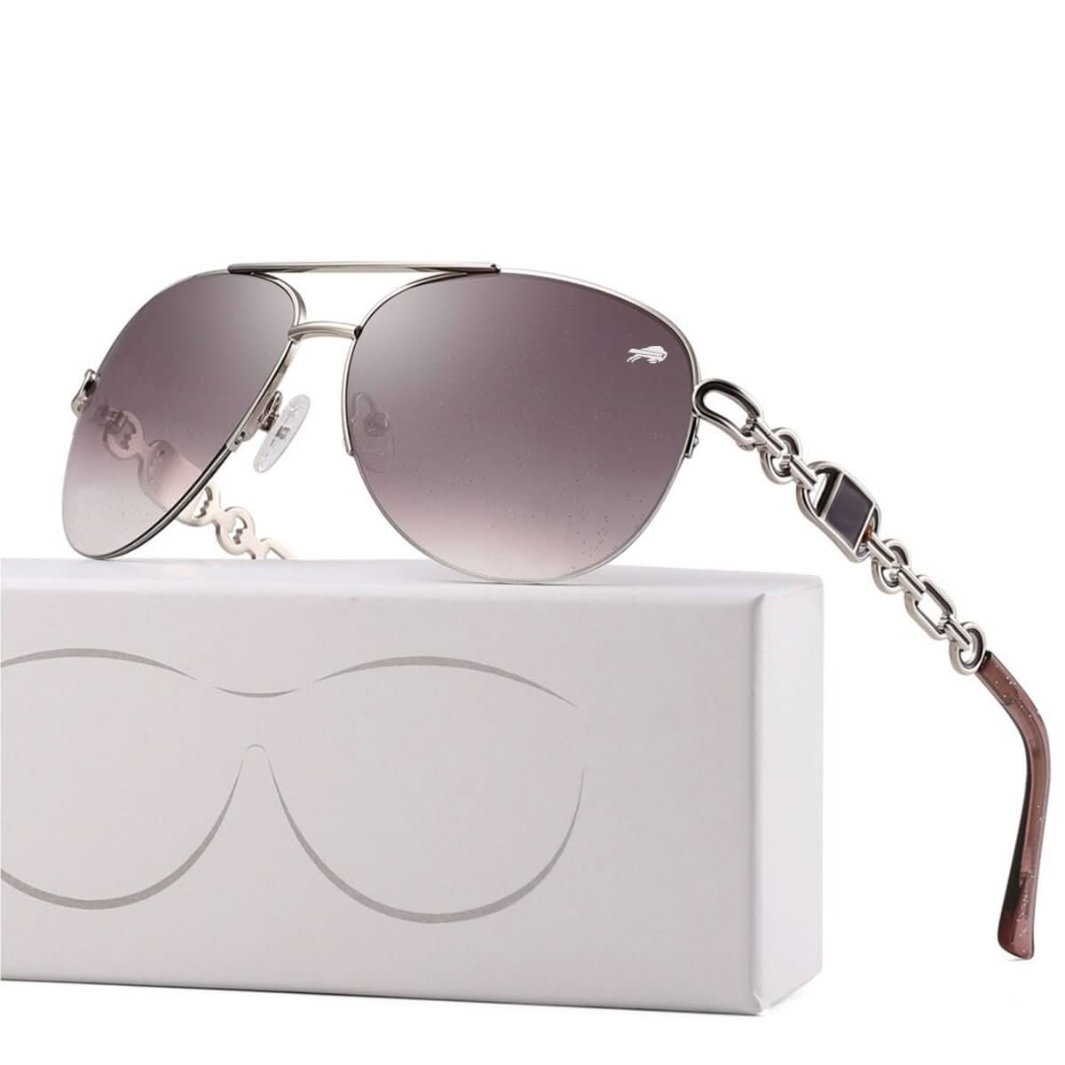 Sunglasses Polarized Lenses UV400 Chain Temple