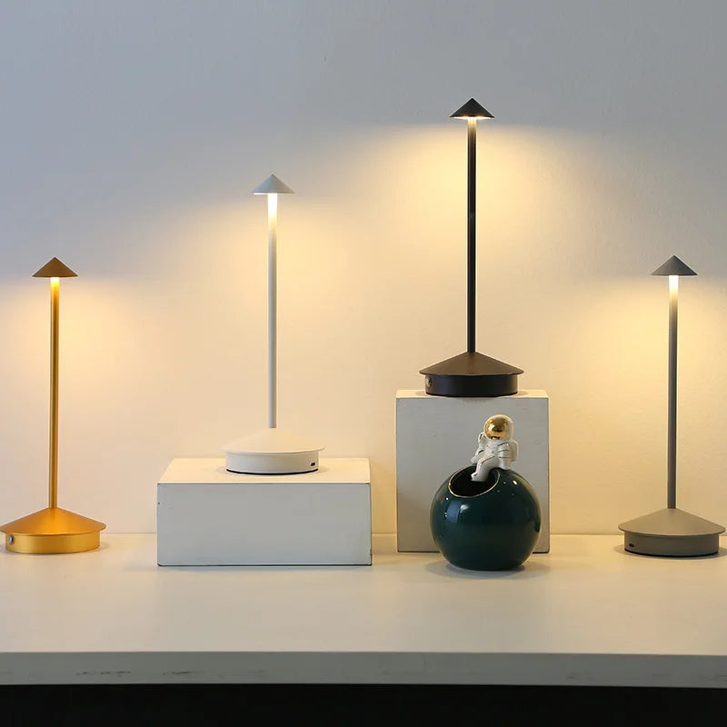 Table Lamp Touch Sensor Continuously Dimmable Cordless & Rechargeable