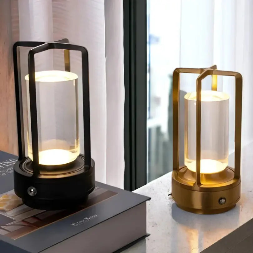 Table Lamp Wireless USB Rechargeable Dimmable Touch
