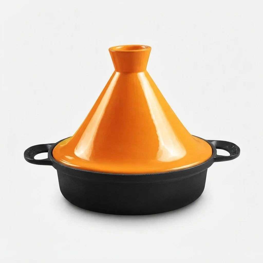 Tagine Pot Cast Iron Base & Ceramic Lid