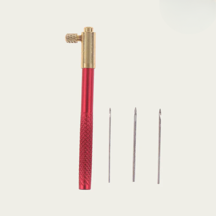 Tambour Embroidery Needle Set 3 Interchangeable Stainless Steel Needles