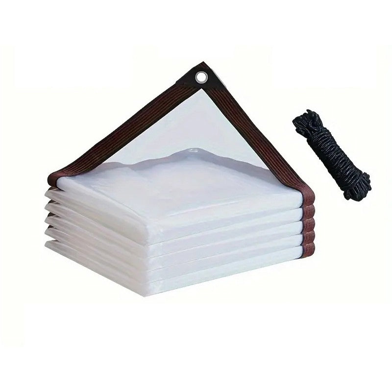 Tarpaulin Clear 90 Percent Light Transmission Reinforced Eyelets