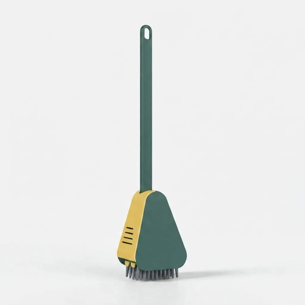 Toilet Brush Triangular Head & Soft TPR Bristles