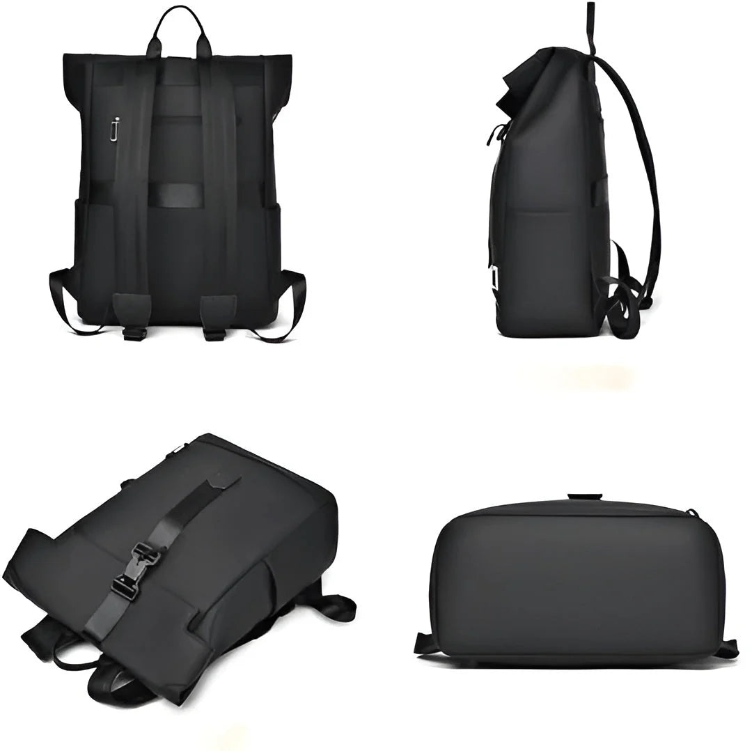Travel Backpack Water-Repellent Oxford USB Charging Fits 15.6-Inch Laptop