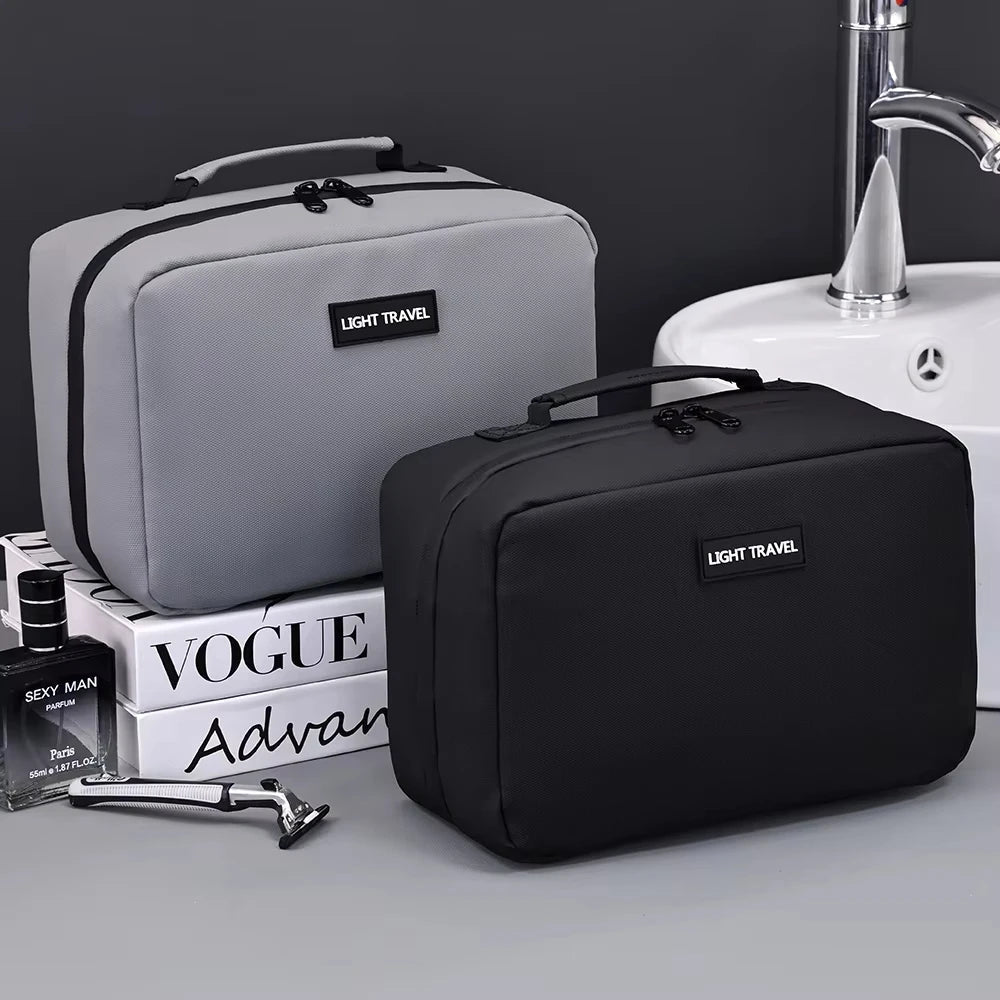 Travel Toiletry Bag Waterproof Hanging Hook & Pockets