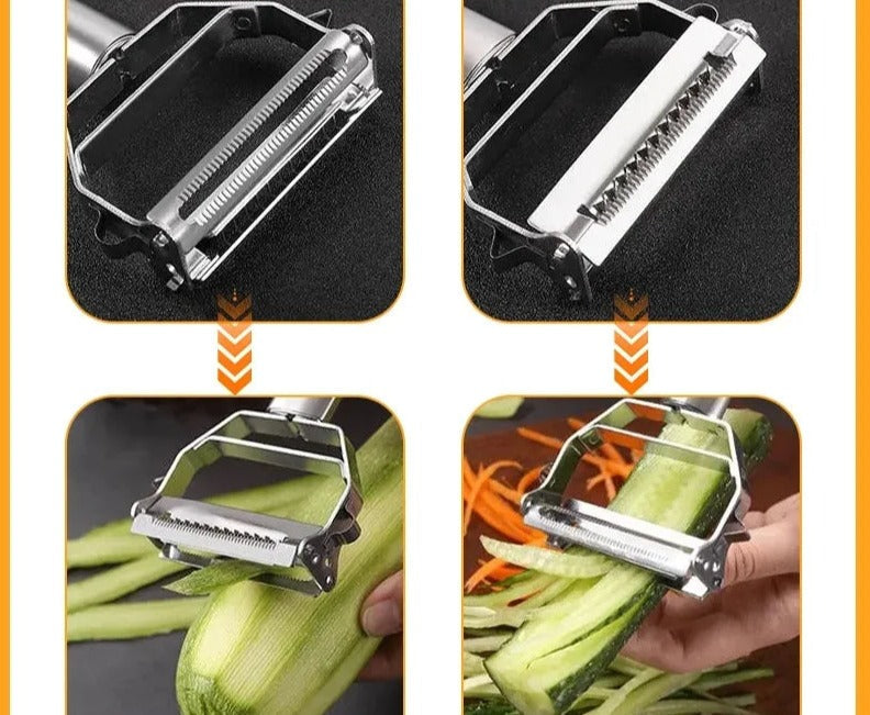 Vegetable Peeler Stainless Steel Ergonomic Handle Dishwasher Safe