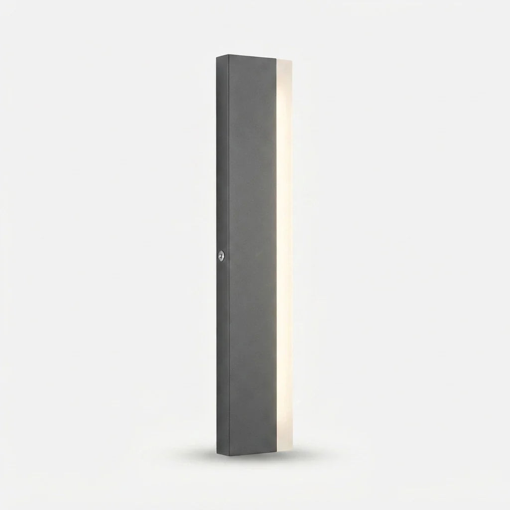 Vertical LED Wall Light Waterproof Aluminum & Tempered Glass