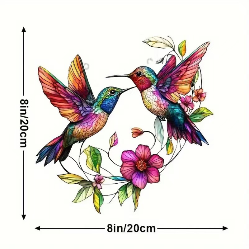 Wall Decor Acrylic Vibrant Colors Set of 2