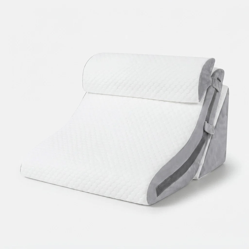 Wedge Pillow Breathable Memory Foam Removable Neck Pillow