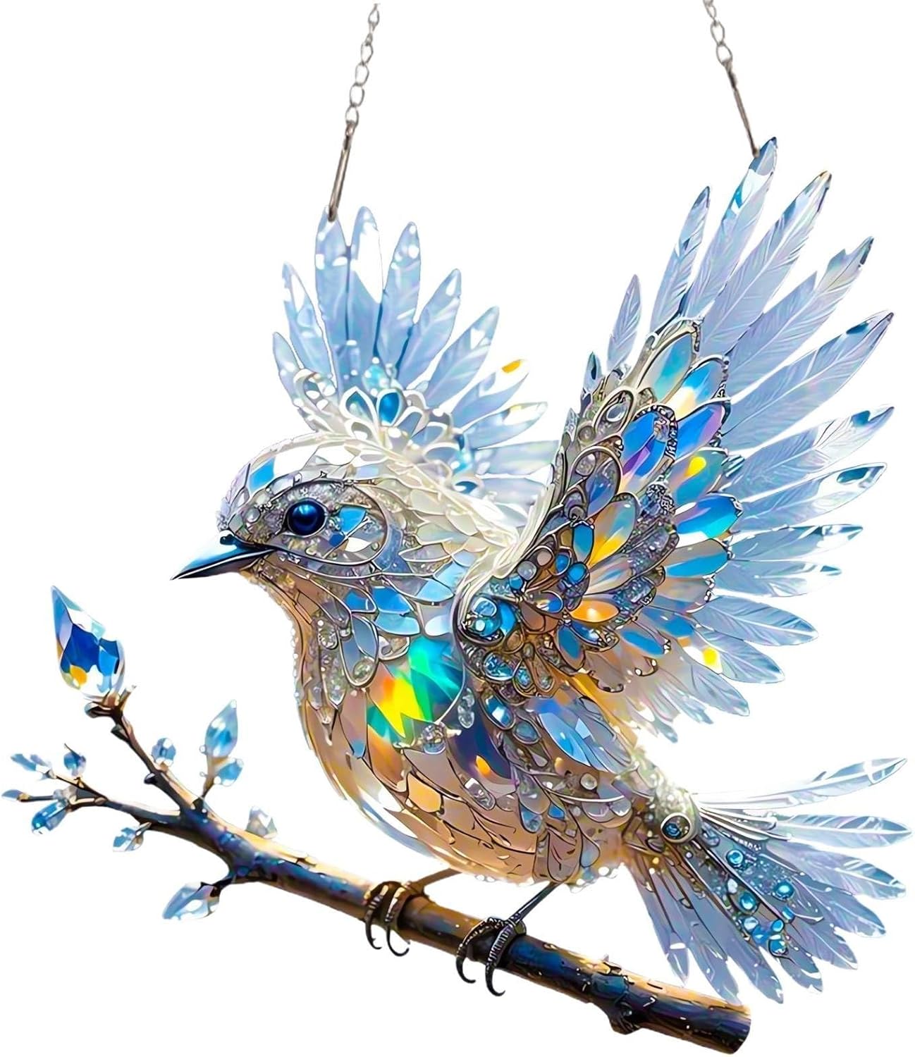 Window Suncatcher Iridescent Acrylic Light-Reflecting