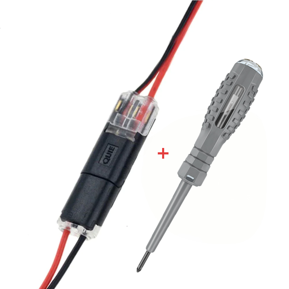 Wire Connector Set Tool-Free Snap-In Solid & Stranded