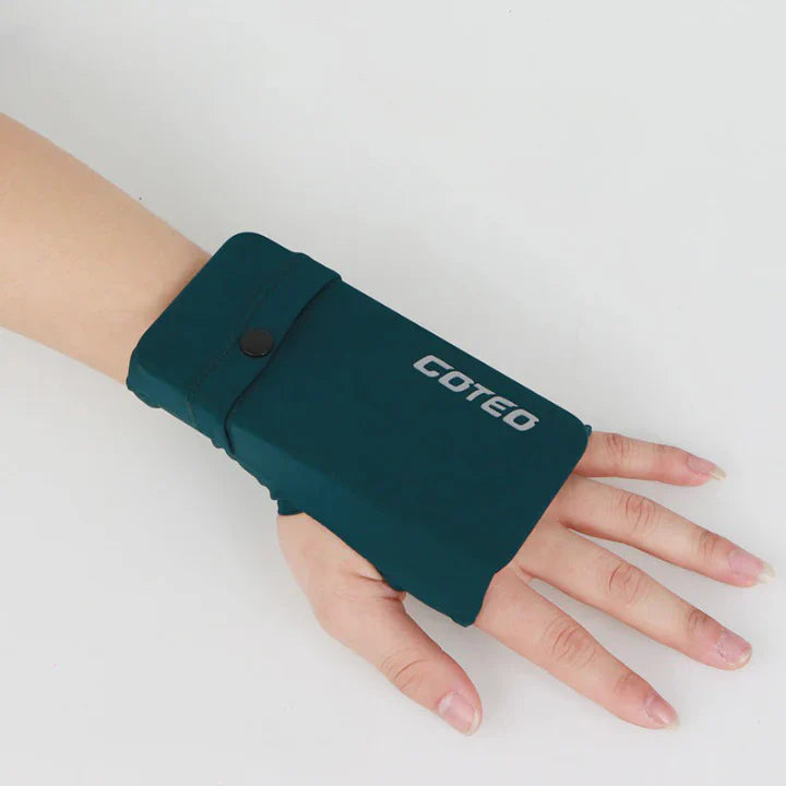 Wrist Phone Pouch Slim Elastic Fit Snap Closure