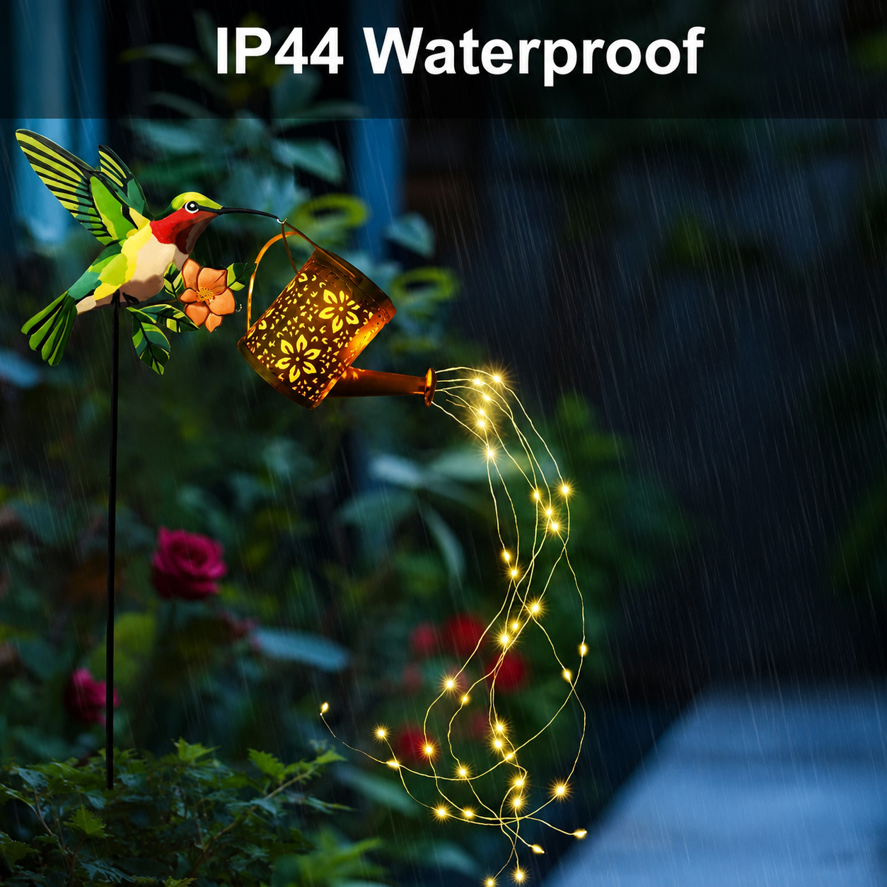 Solar-Powered Outdoor Path Light with Dusk Detection and Long-Lasting Glow