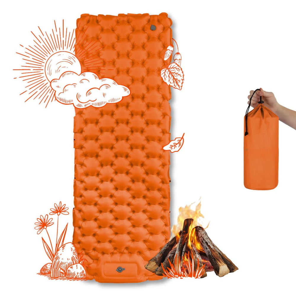 NimbusLite Air Mattress with Built-In Inflation System