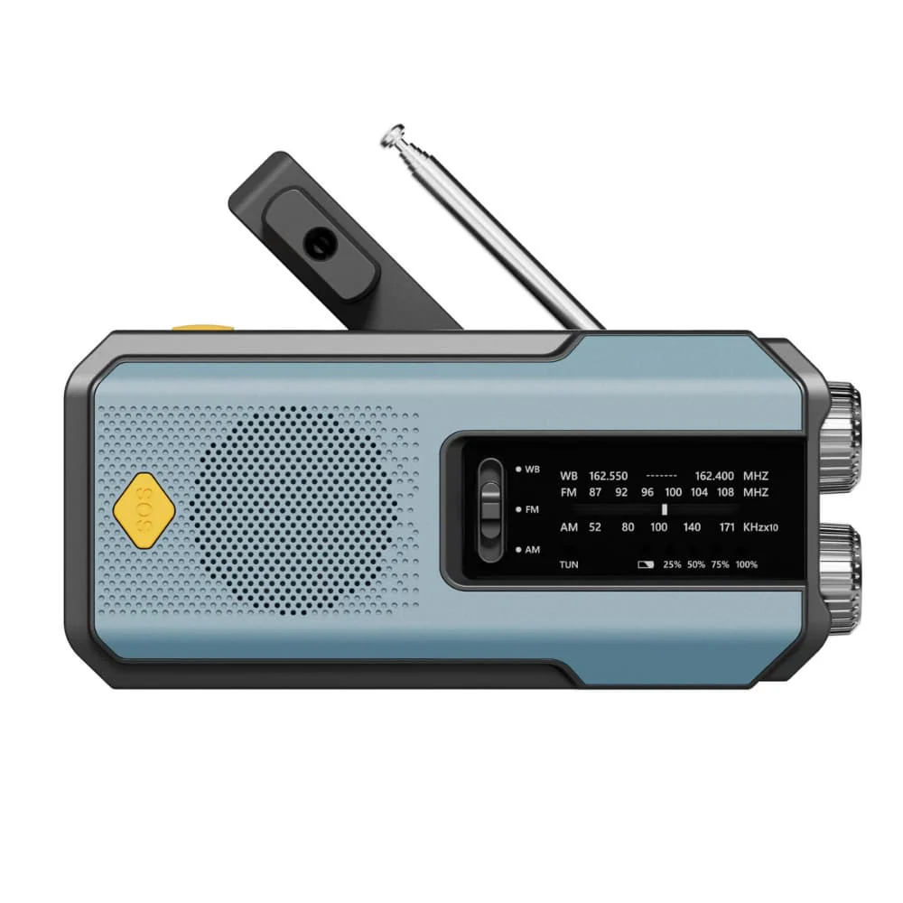 Essential Survival Radio with Solar Power & Hand Crank
