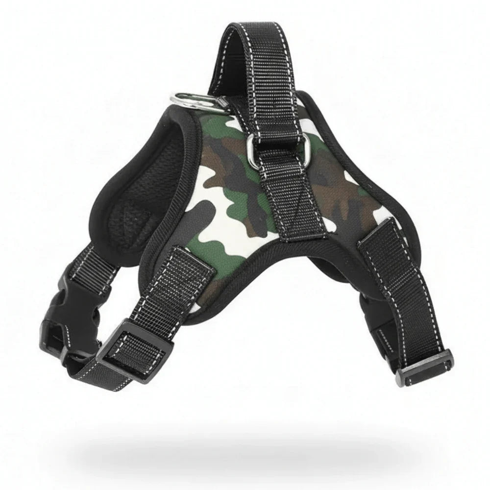 Reflective Mesh Dog Harness with Control Handle