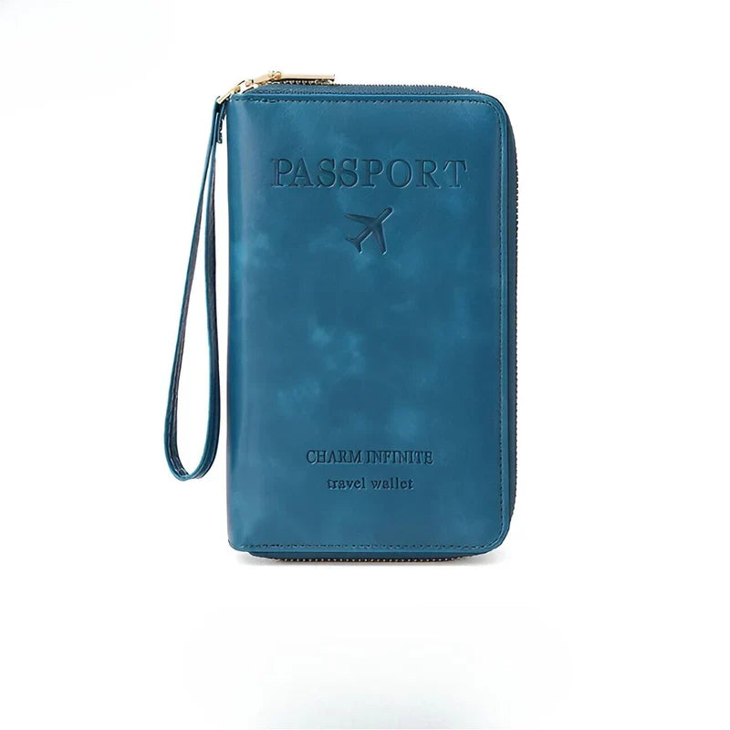Smart Travel Document Organizer with Waterproof Design