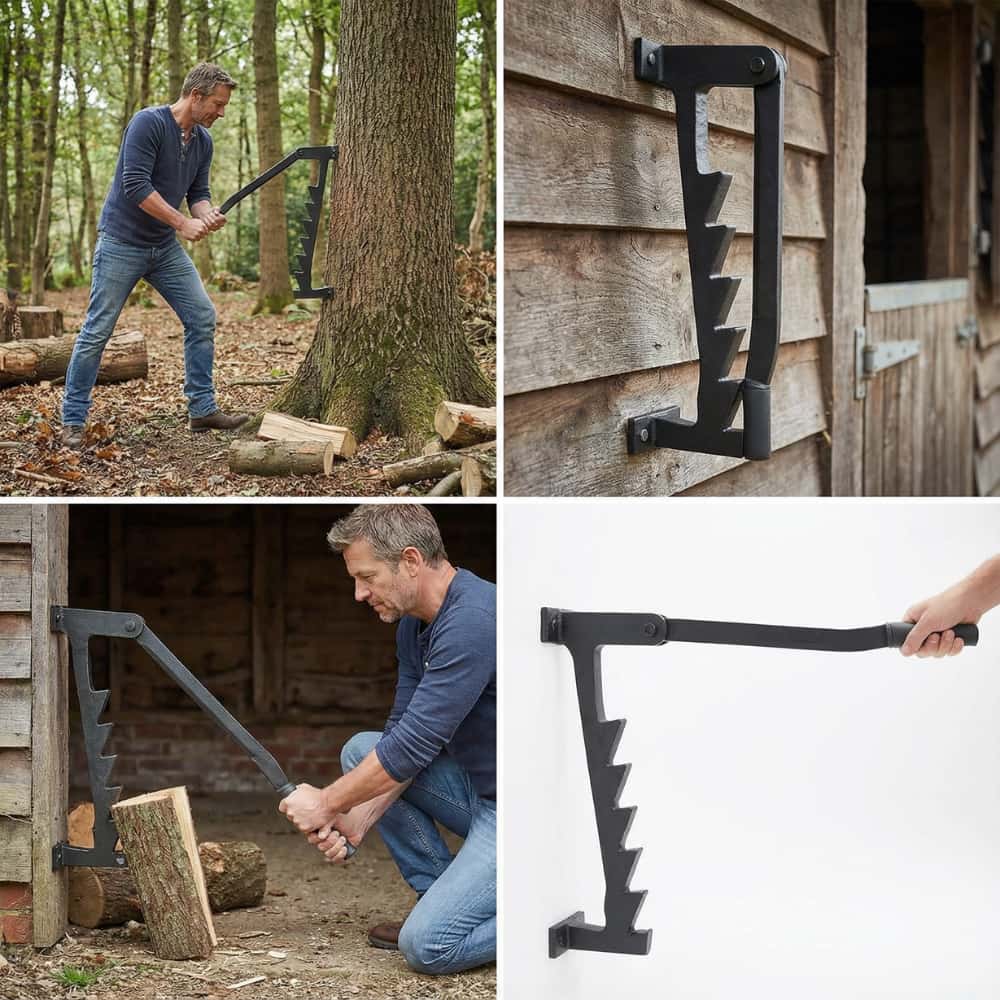 SmartWood Pro Manual Firewood Splitter for Wall Mounting