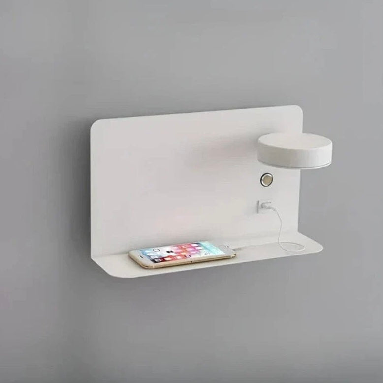 Smart LED Nightstand Lamp with USB Charging and Phone Dock