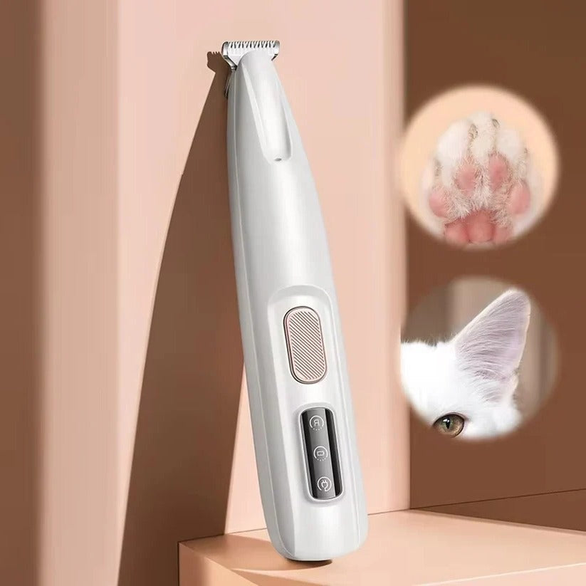 Gentle Groom Pet Trimmer with Safe Blade Design and Rechargeable Battery