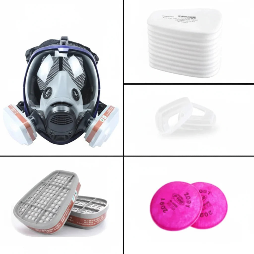 Ultimate Full-Face Safety Respirator with Anti-Fog Visor & Filters