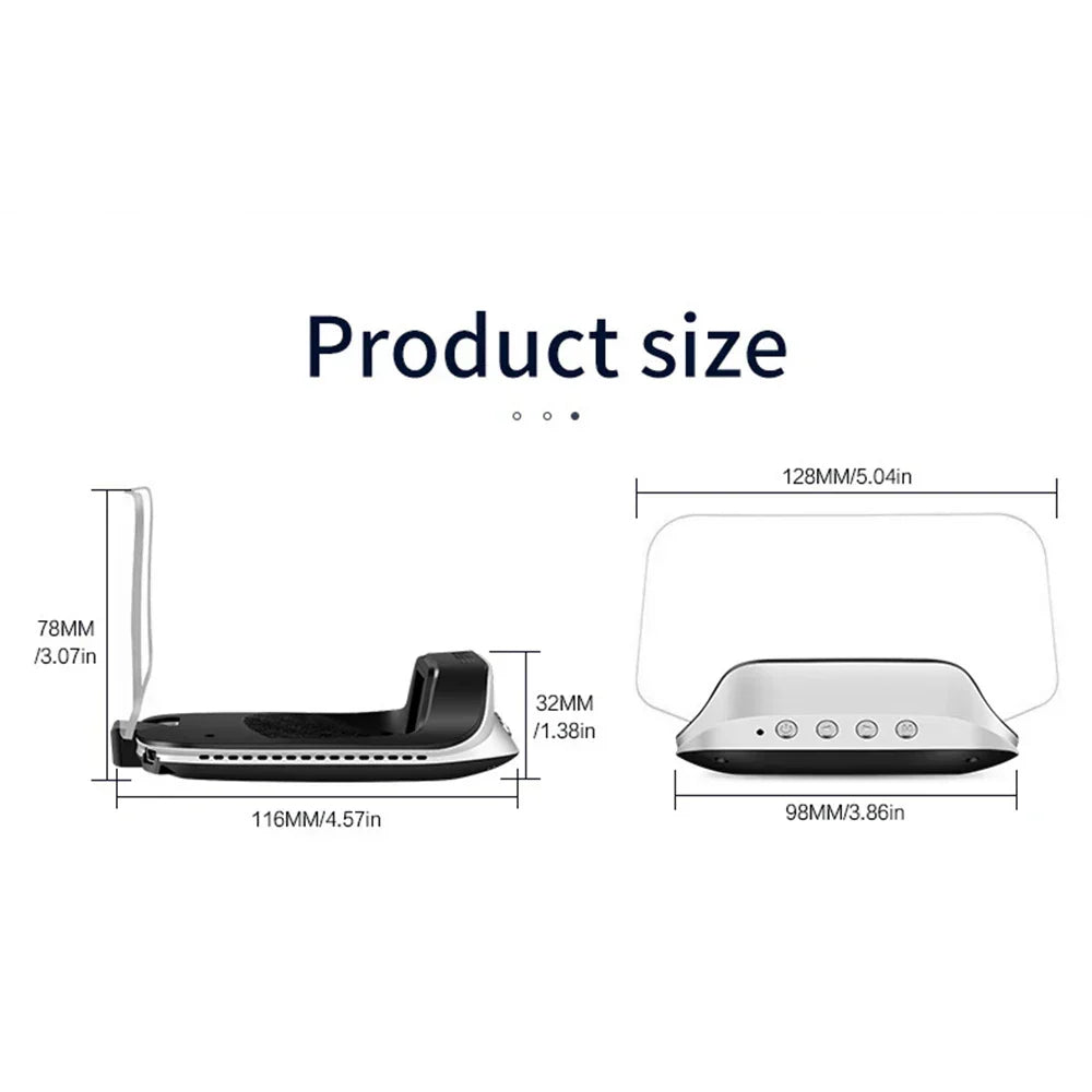 Smart Dashboard Projector with GPS and Speed Tracking