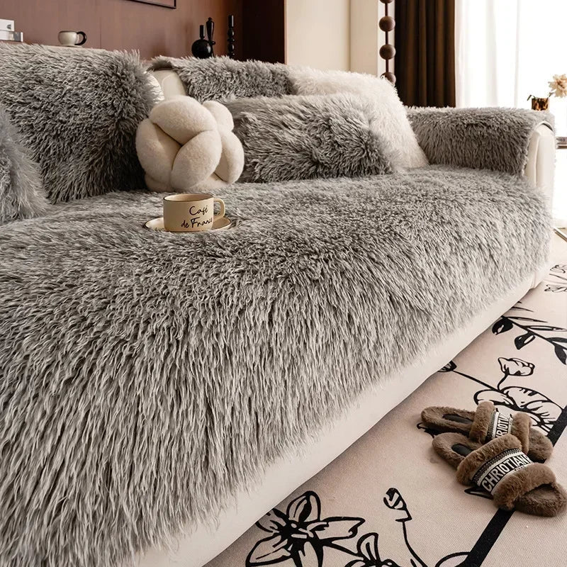 Soft Touch Sofa Protector with Adaptive Fit and Easy Care