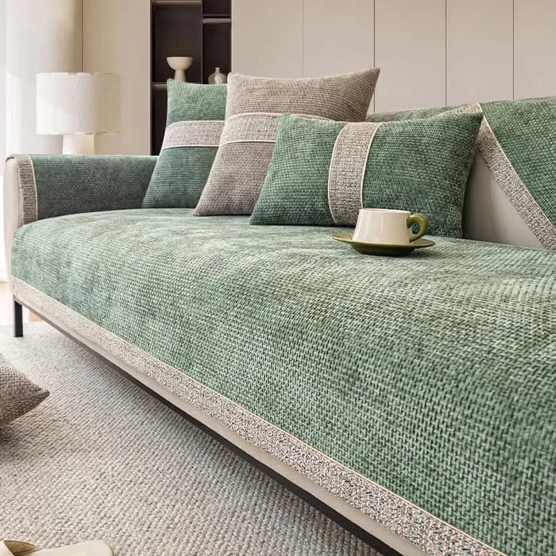 Durable Sofa Protector with Non-Slip Grip and Easy Care