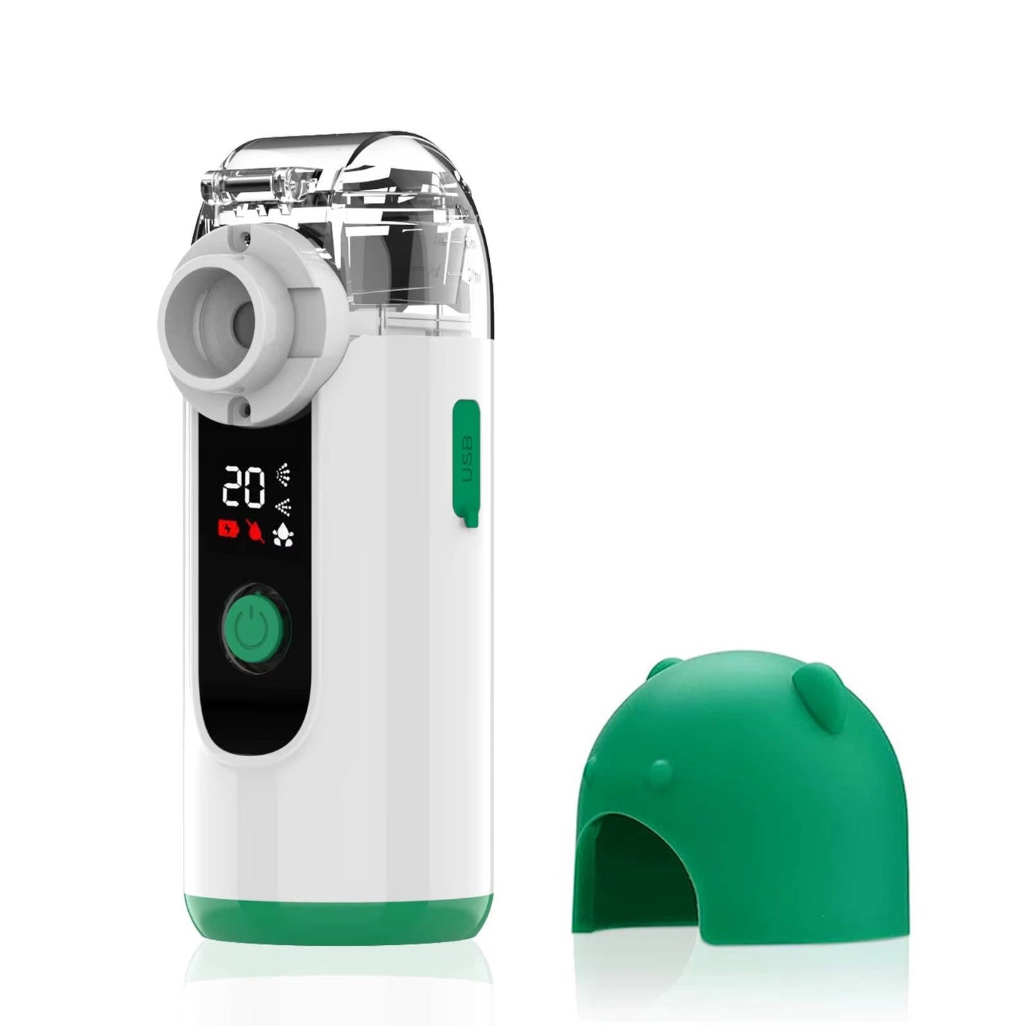 Compact USB Rechargeable Mist Vaporizer with User-Friendly Display